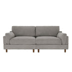Corduroy Loveseat Sofa, 3-Seater, Beige/Grey/Orange/Green/Light Grey