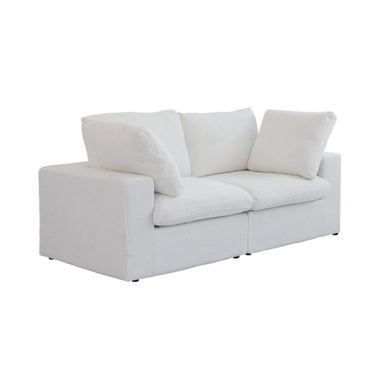 Khaki/Grey/White/Black | L-Shaped 3-Piece Sectional Sofa Set | Seats 5