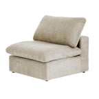 Khaki/Grey/White/Black | L-Shaped 3-Piece Sectional Sofa Set | Seats 5