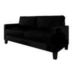Corduroy Velvet 3-Seater Sofa, Mid-Century Style
