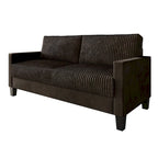 Corduroy Velvet 3-Seater Sofa, Mid-Century Style
