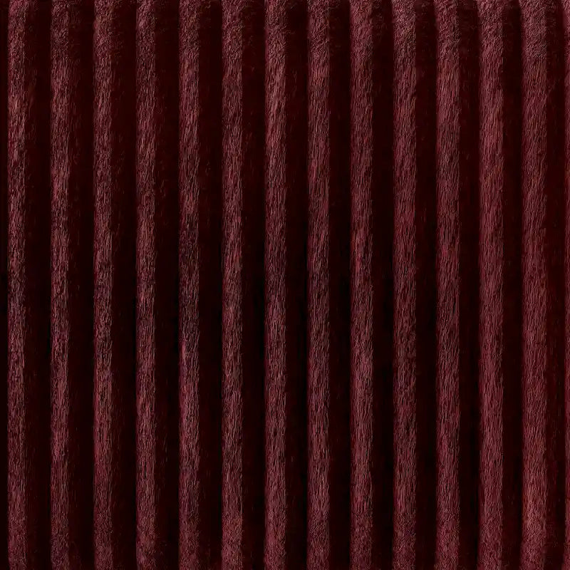 Corduroy Velvet 3-Seater Sofa, Mid-Century Style