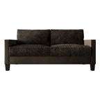 Corduroy Velvet 3-Seater Sofa, Mid-Century Style