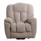 Beige / Grey Power Lift Recliner Chair with Heat & Massage – 1-Person