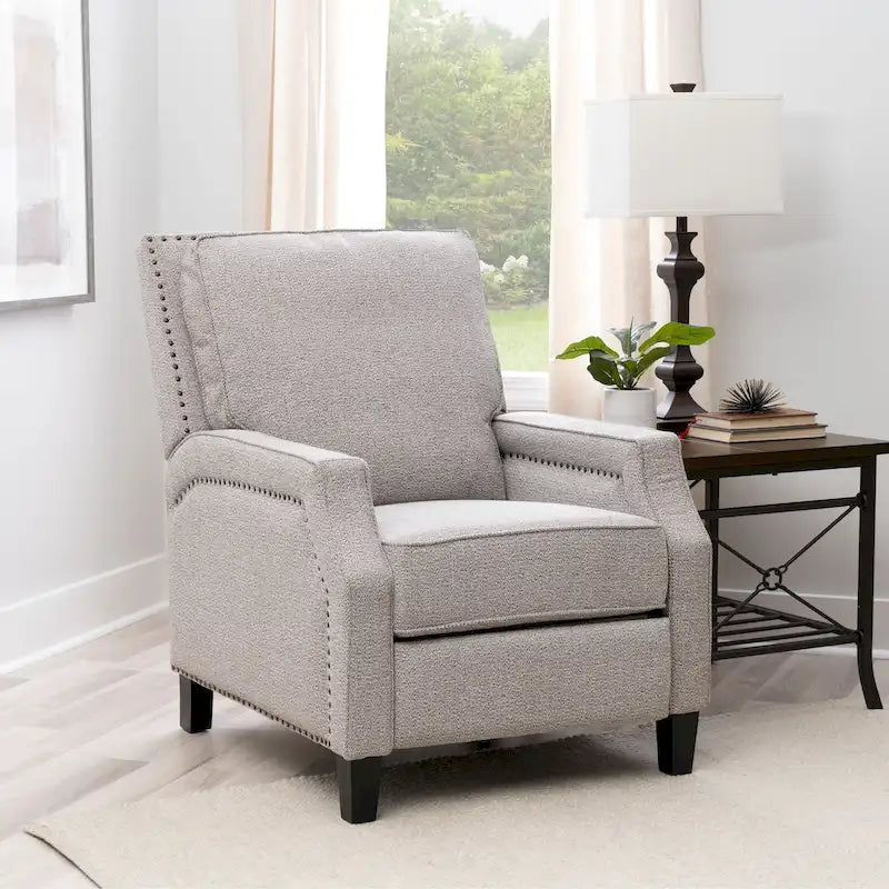 Coconut Push-Back Recliner, Upholstered, Single Seat