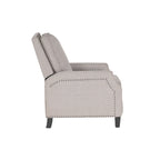 Coconut Push-Back Recliner, Upholstered, Single Seat