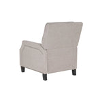 Coconut Push-Back Recliner, Upholstered, Single Seat