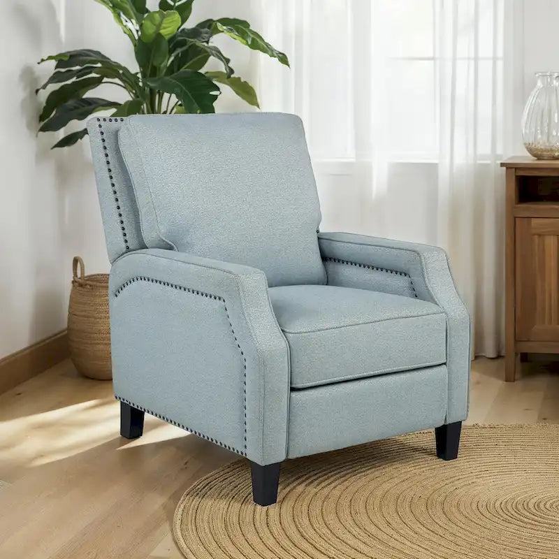 Coconut Push-Back Recliner, Upholstered, Single Seat