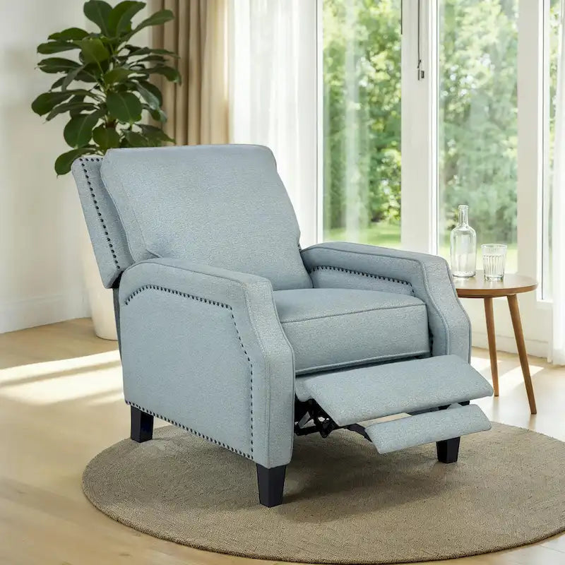 Coconut Push-Back Recliner, Upholstered, Single Seat