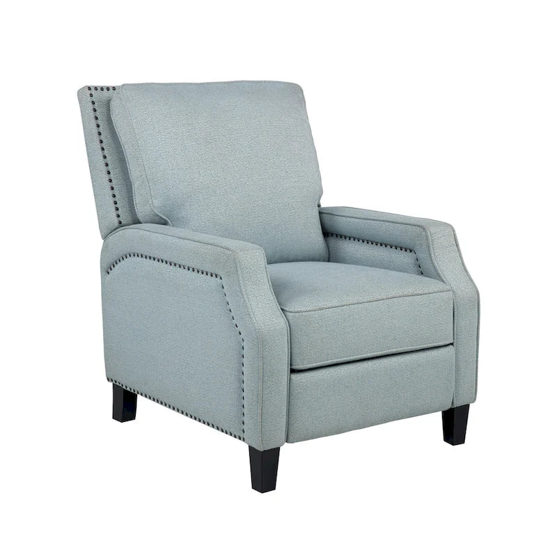Coconut Push-Back Recliner, Upholstered, Single Seat