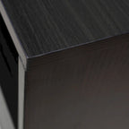 Modern TV Stand with 2 Drawers & Open Shelves, Fits up to 60" TV – Walnut / Ebony / White / Phantom Grey