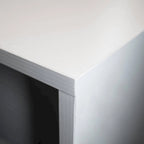 Modern TV Stand with 2 Drawers & Open Shelves, Fits up to 60" TV – Walnut / Ebony / White / Phantom Grey