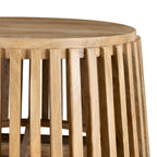 Natural Mango Wood Coffee Table, Brown, Square, 1-Person