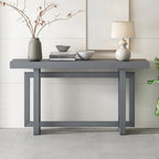 Minimalist Console Table – Dark Gray / Black / Navy Blue / White / Grey, MDF & Pine