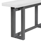 Minimalist Console Table – Dark Gray / Black / Navy Blue / White / Grey, MDF & Pine