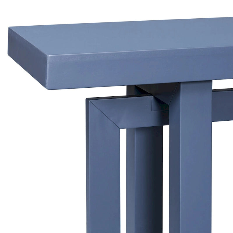 Minimalist Console Table – Dark Gray / Black / Navy Blue / White / Grey, MDF & Pine