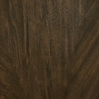 Walnut & Black Iron Round Dining Table Set, Seats up to 5