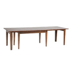 Cappuccino Solid Wood Dining Set, Ladder-Back Style, Seats 10