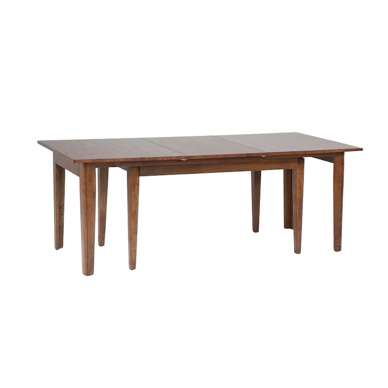 Cappuccino Solid Wood Dining Set, Ladder-Back Style, Seats 10