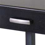 Espresso Wood Finish End Table, 20.5"W x 20.5"D x 31.1"H, 1-Person