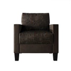 Champagne / Light Blue / Brown / Red / Grey / Black Corduroy Velvet Mid-Century Modern 3-Seat Sofa Set