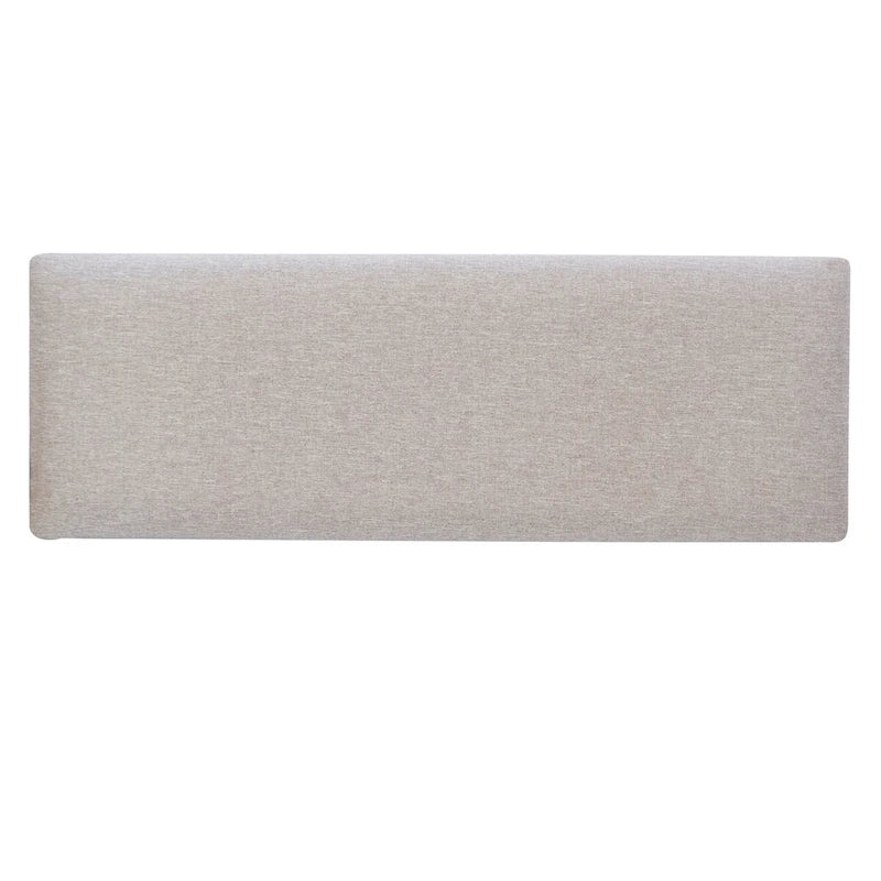 White/Grey Upholstered Storage Counter Bench, 2-Seat