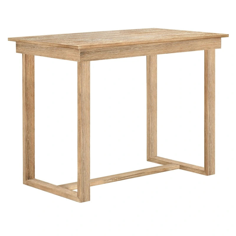 Brown/Grey Farmhouse Counter Height 5-Piece Dining Set, Seats 4