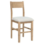 Brown/Grey Farmhouse Counter Height 5-Piece Dining Set, Seats 4