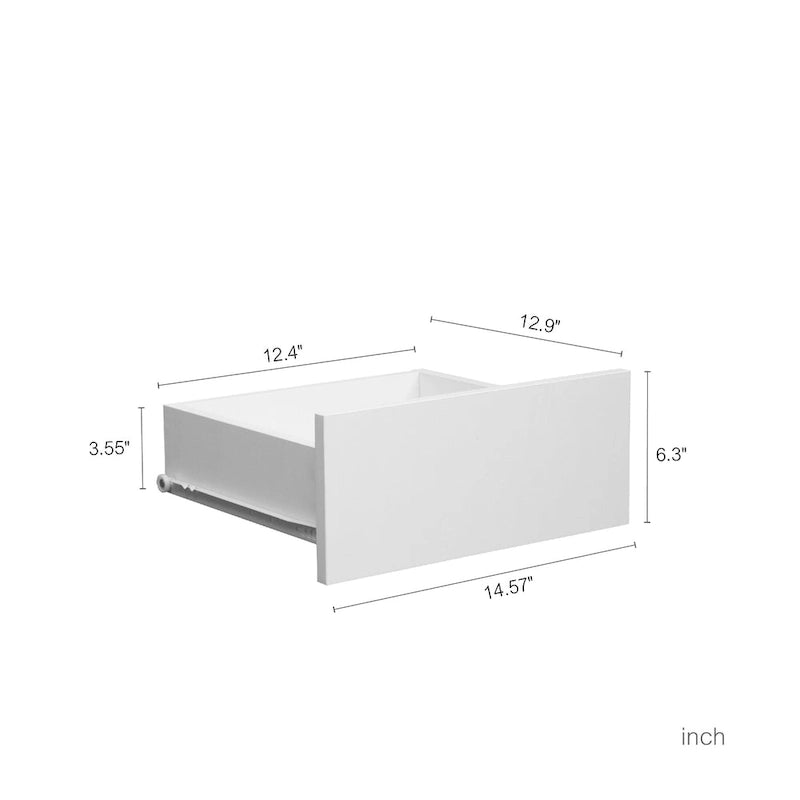 White Freestanding Kitchen Pantry Cabinet with Charging Station, for 1 Person