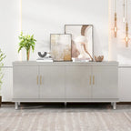 Modern 4-Door Storage Cabinet Sideboard Buffets for Living Room Bedroom and Kitchen
