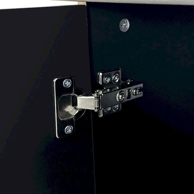 Olive Green / Champagne 4-Door Storage Cabinet, Minimalist Style, Single Room Use