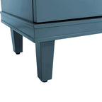 Olive Green / Champagne 4-Door Storage Cabinet, Minimalist Style, Single Room Use