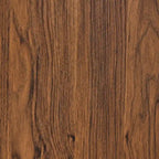 Walnut 3-Tier Bookcase with Splayed Legs, Single