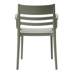 Grey & White Midcentury Polypropylene Side Chair, Set of 4