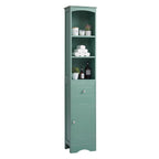 Tall Bathroom Cabinet, Freestanding Storage Cabinet with Drawer& Adjustable Shelf