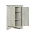 MDF Triangle Corner Cabinet with Adjustable Shelves