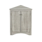 Triangle Corner Shelf Cabinet – Oak / Marble / Black / Blue / Grey / White, Open Style, Single